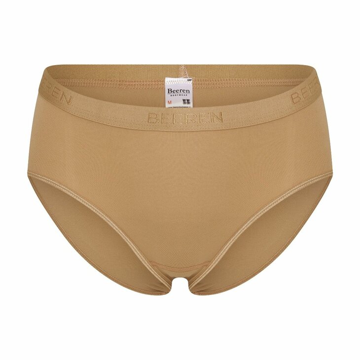 Beeren Young Dames Midi Slip Evie Beige (Microvezel) 5+1 Gratis multipack