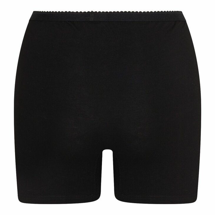 Beeren 2-Pack Dames boxershorts Softly met lange pijp Zwart (Elastisch Katoen) 02-417-007