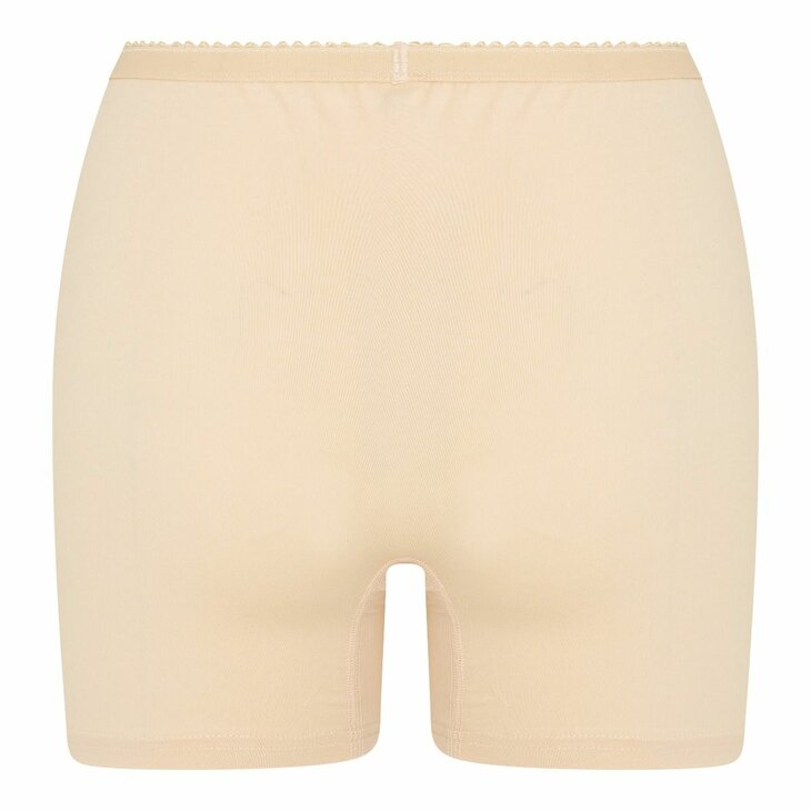 2-Pack Softly boxershorts met lange pijp Huidskleur