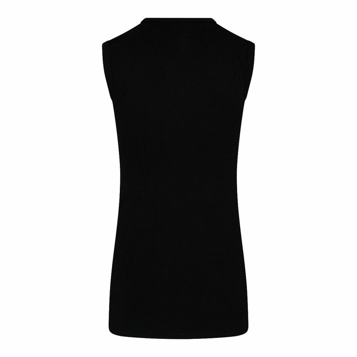 Extra lang heren mouwloos shirt M3000 Zwart 