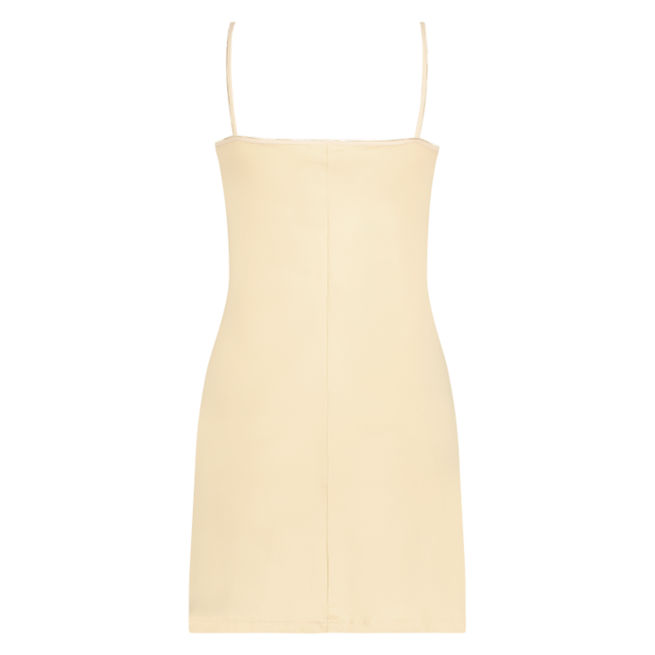 Dames onderjurk Elegance Huidskleur voorkant
