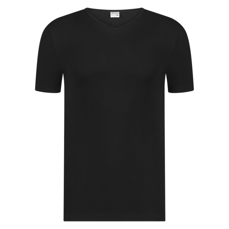 Beeren Green Comfort Heren T-shirt V hals Vince zwart  Beeren Green Comfort Heren T-shirt V hals Vince zwart