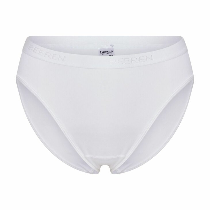 Beeren Young Dames Midi Slip Evie Wit (Microvezel) 5+1 Gratis multipack 