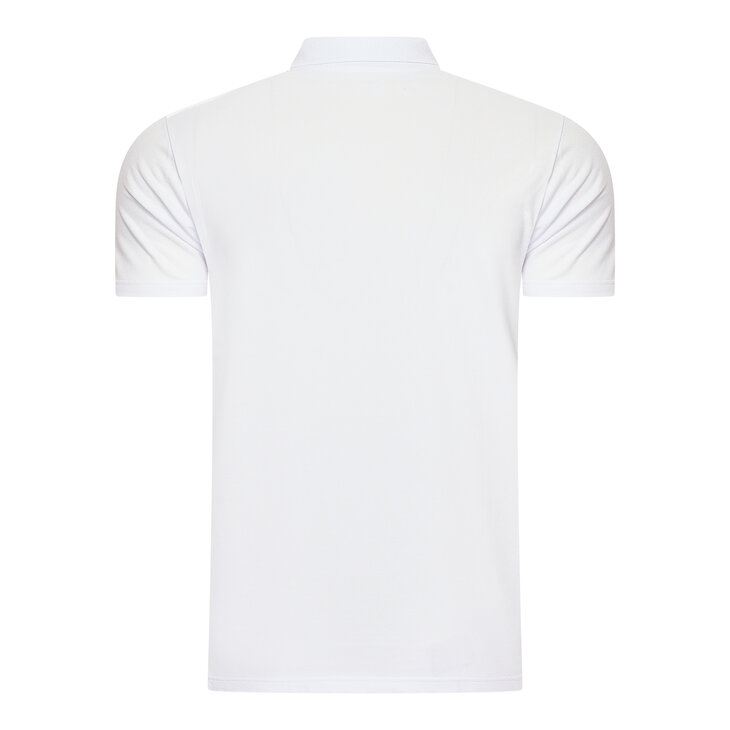 Beeren Heren Polo Izaak Pique Korte mouw Wit