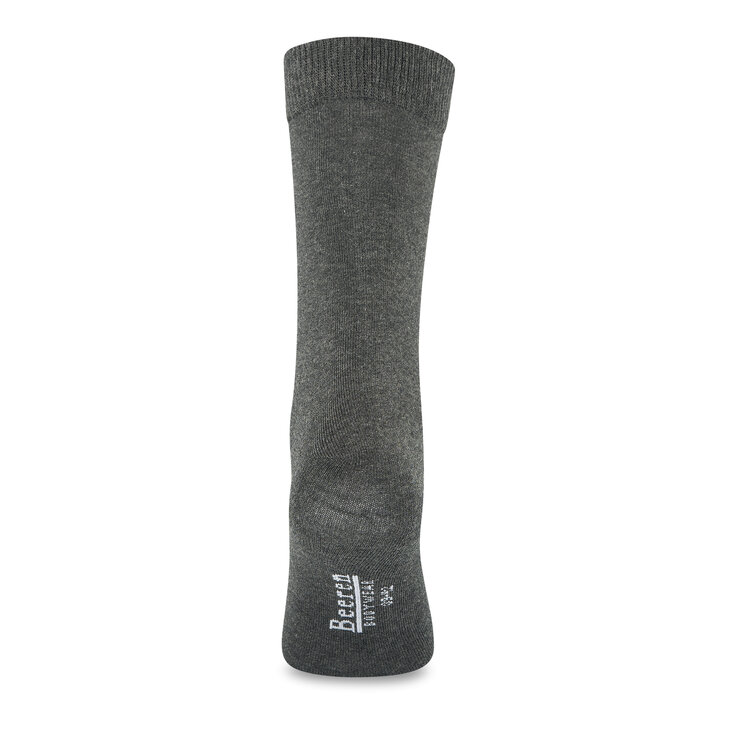 Beeren 3-pack unisex basic sokken antraciet Beeren 3-pack unisex basic sokken antraciet