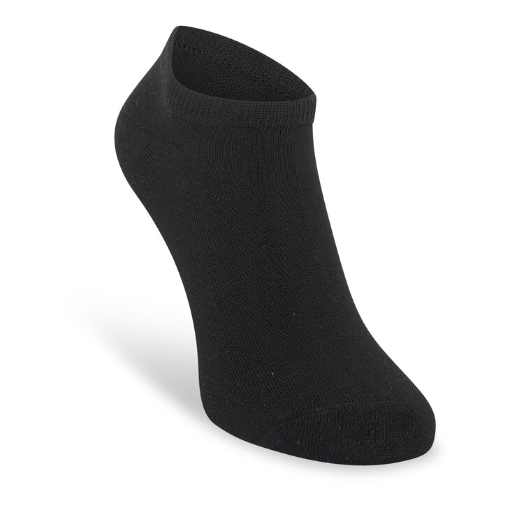 Beeren 3-pack unisex basic sneaker sokken zwart