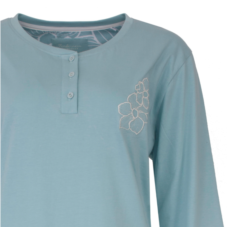 Tenderness Nachthemd &ndash; Aqua Blue