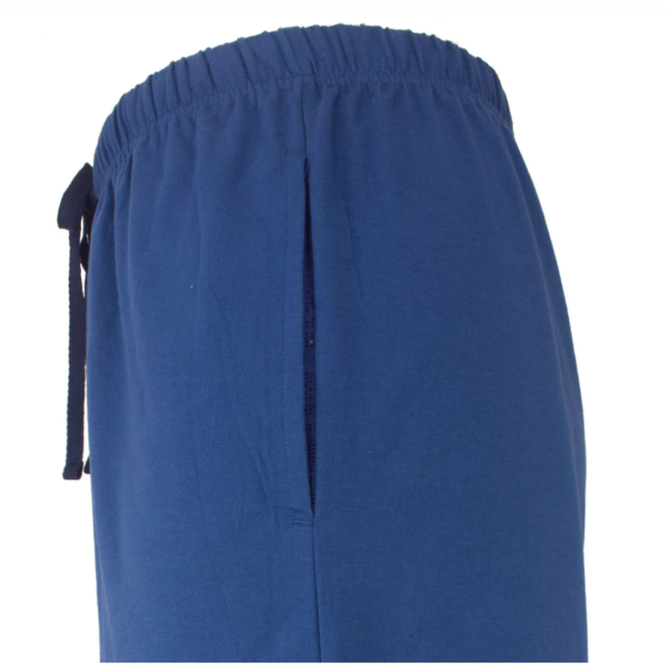 MEQ Herenpyjama &ndash; V-hals Delft Blauw