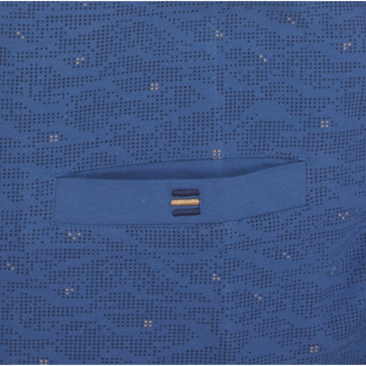 MEQ Herenpyjama &ndash; V-hals Delft Blauw