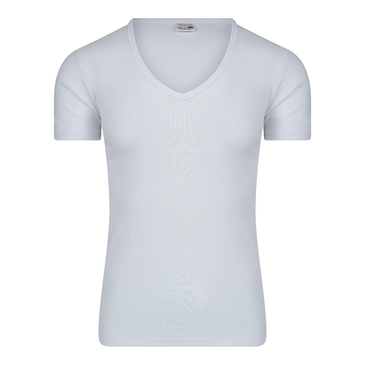 Wit t shirt heren diepe v hals deals