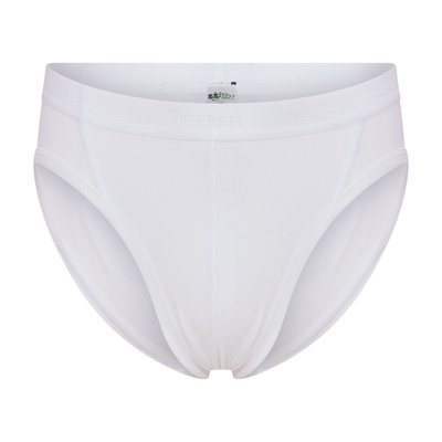 Heren slip Beeren Young Wit (Microvezel)