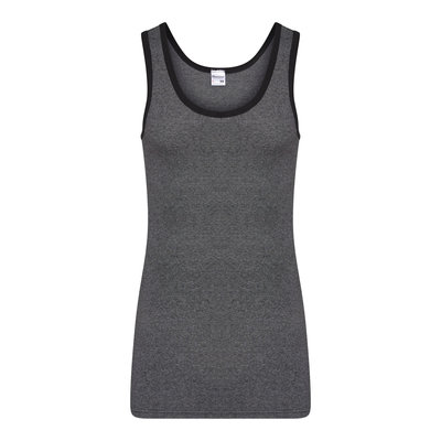 Heren singlet Jupiter Zwart (Katoen/Polyester)