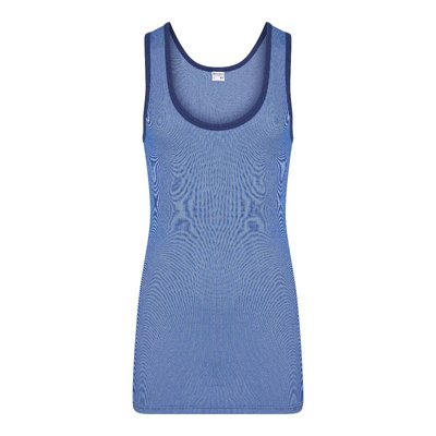 Heren singlet M2000 Blauw (Katoen/Polyester)