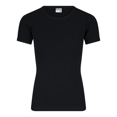 Jongens T-shirt met ronde hals M3000 Zwart (Katoen)