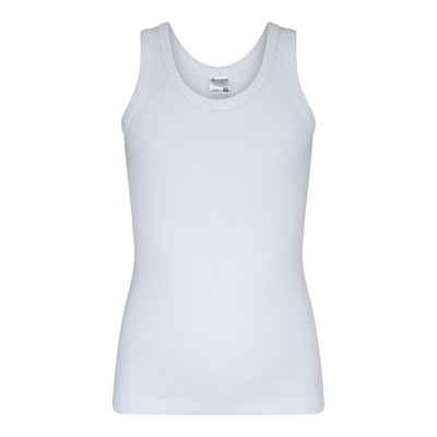 Jongens singlet M3000 Wit (100% Katoen)