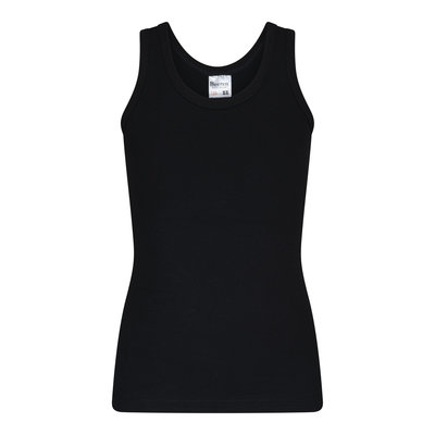 Jongens singlet M3000 Zwart (100% Katoen)