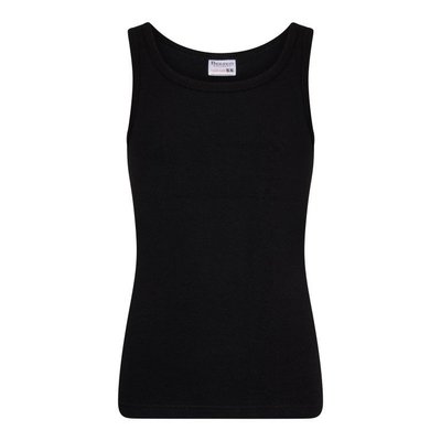 Jongens singlet Comfort Feeling Zwart (Elastisch Katoen)