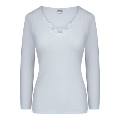 Dames onderblouse met L.M. M3000 Beatrix Wit