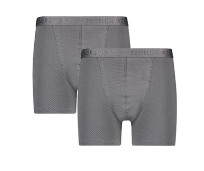 2-Pack Roger heren boxershorts Grijs (Elastisch Katoen)