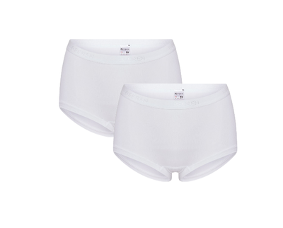2-Pack Dames shorts Beeren Young Wit (Microvezel)