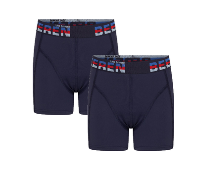 2-Pack Jongens boxershorts Elegance Marine (Microvezel)