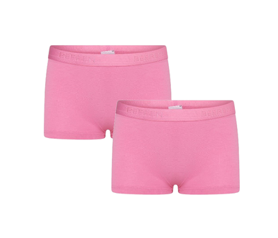 2-Pack Meisjes boxershorts Comfort Feeling Roze (Elastisch Katoen)