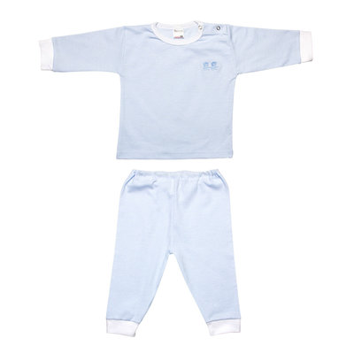 Baby Pyjama M401 Streep Blauw (Katoen)