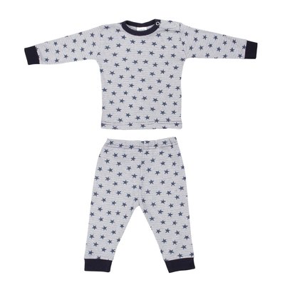 Baby pyjama M3000 Ster/Streep Marine (Katoen)