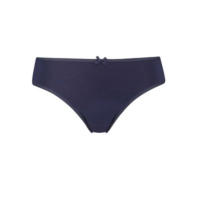 RJ Pure color dames string Donkerblauw